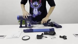 Assemble the machine/PRETTYCARE cordless vacuum cleaner