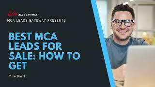 Best MCA Leads For Sale! Live Transfers from MCA Leads Gateway