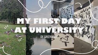 My first day at UNIVERSITY | University of Greenwich