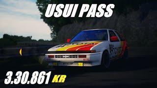 USUI DownHill with AE86 TUNED |  3.30.861  | KBT Record