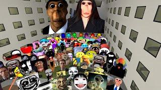 All Full Nico's Nextbots Update and Obunga New Family Family in the Liminal Hotel !!!