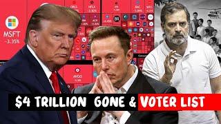 VOTER LIST goof up? & Stock market Crash