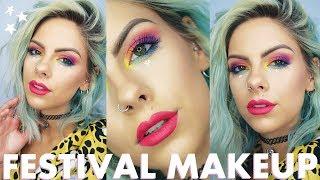 NO GLITTER FESTIVAL MAKEUP TUTORIAL