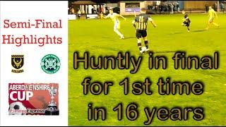 2nd Semi final of the Evening Express Aberdeenshire Shield 2024/25 | Huntly v Buckie Thistle