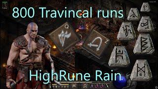 800 Travincal runs - Frenzy Barbarian! - Diablo 2 Resurrected