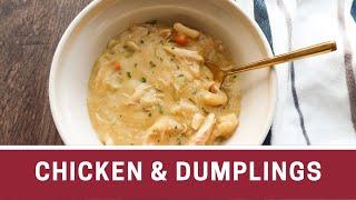 How To Make Chicken & Dumplings In A Crockpot | Comfort Food Recipes | This Is Fenique