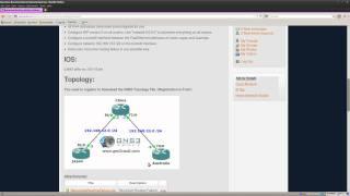 Recursive Routing Failure lab in GNS3