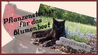 Pflanzenstecker selber machen fürs Blumenbeet