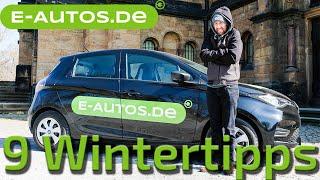 9 Wintertipps für dein Elektroauto: Mehr Reichweite und warme Fahrten!