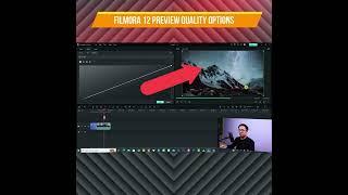 Filmora 12 Preview Quality Options #shorts