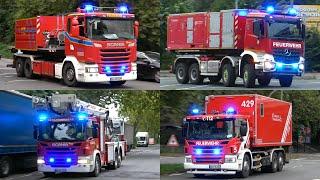 [GROẞBRAND in CHEMIEWERK!] VOLLBRAND von MEHEREREN HALLEN - WERKFEUERWEHR & MEHR | DUISBURG