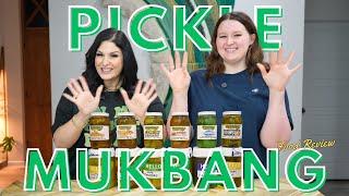 PICKLE MUKBANG | REVIEWING PICKLE'S WE'VE NEVER TRIED?! SPICY ROAST BEEF?? |