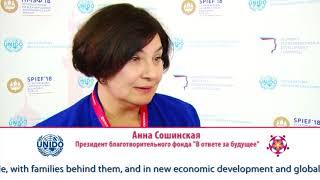 Anna Soshynskaya - Interview at SPIEF 2018