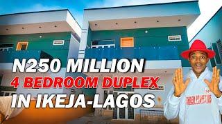 A tour of 250 Million 4 Bedroom Luxury Duplex in Ikeja Lagos Nigeria #duplexforsale