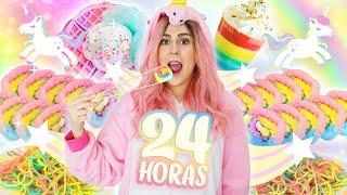 24 HORAS COMIENDO UNICORNIO | MIS PASTELITOS