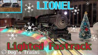 Lionel Lighted FasTrack (Dog's Trains Review)