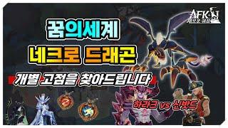 [AFK 새로운여정] 꿈의세계 네크로드래곤️개별 고점을 찾아 드립니다.