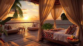 Beachside Sunset Bliss ️ Sun-Kissed Waves & Coastal Serenity  Best Relaxing Waves for Sleep