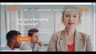 Reflik | Recruiters | Signing up