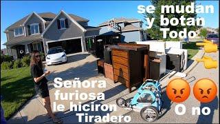 Señora Furiosale hicieron Tiradero / LO QUE TIRAN EN USA LOS MILLONARIOS / VENTA DE GARAGE EN USA