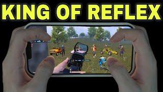 KING of REFLEX5 Finger + Full Gyroscope Fastest Player PUBG MOBILE | BGMI