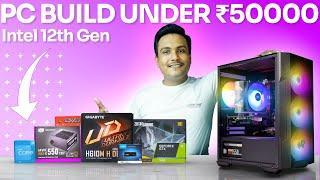 Under 50000 PC Build with Graphics Card | Intel 12th Gen PC Build | Clarion Computers