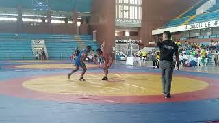 Nariño vs Bolívar  Lucha olímpica Diego Fernando Dueñas cat 72 kg greco