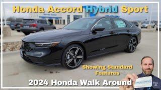 2024 Honda Accord Hybrid Sport Walkaround Standard Features