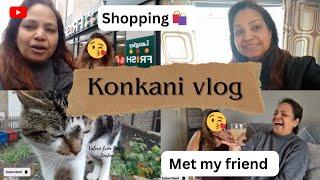 Neighbour's cat at our place  | Whom did I meet ? | Shopping #goanvlogger #konkanivlogs #london