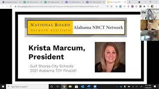 Alabama Accomplished Teaching NBCT Boot Camp - 2021