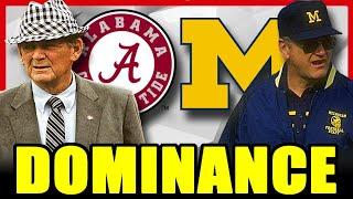 Michigan - Alabama DOMINANCE BY THE NUMBERS