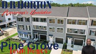 New Homes in Maryland | DR Horton | Luxury Homes | Pinegrove Townhomes | Ansted Norris Adams Plan