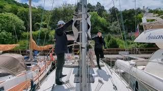  [IYT-14] Поднять паруса! Постановка и уборка грота и стакселя ‍️ - май 2025 #iyt #yacht #sail