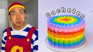 1 hora de los MEJORES Tiktoks de @Rubén Tuesta y CACHETES  // Storytime con pastel  Parte #58