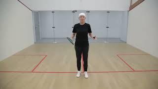 Beginner Level 1 Squash lessons - Welcome to Beginner Level 1 with Pro Squash coach Liz Irving