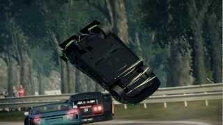 NFS Shift 2 Unleashed: Lamborghini Diablo GTR race went wrong and crashed