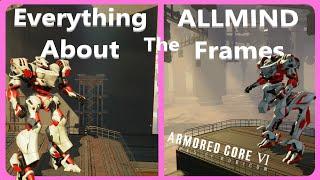 Everything (i Can Think of) About the AllMind Frames! Armored Core 6