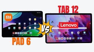 Lenovo Tab P12  vs Xiaomi Redmi Pad 6 - Comparison Video.