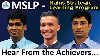 MSLP - Mains Strategic Learning Program | KingMakers IAS Academy