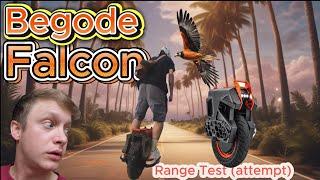 Begode Falcon Range Test! New Electric Unicycle!