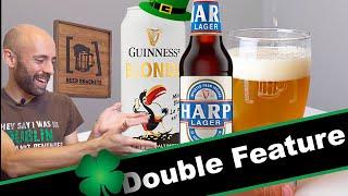 Harp Lager & Guinness Blonde  - Review ️ St. Paddy's Double Feature