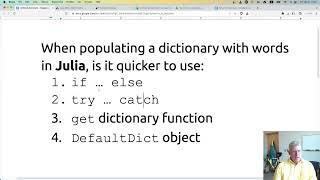 Julia versus Python when calculating word frequencies