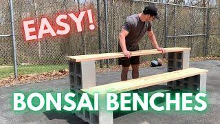 How to Build Bonsai Benches Cheap and Easy