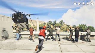 GTA 5 - Franklin, Lamar, Michael, Trevor, Lester, Chef, Ron and Wade's FIVE STAR ESCAPE