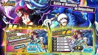 EX Onigashima Kid & Law Rebanner | One Piece Bounty Rush