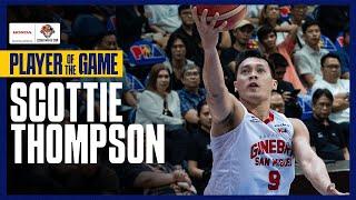 Brgy. Ginebra’s Scottie Thompson PLAYED SUFFICIENTLY WITH 15 POINTS vs. TNT  | HIGHLIGHTS