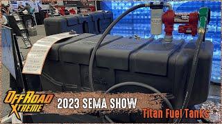 SEMA 2023: The Titan In-Bed Transfer Tank Tops Off 100 Gallons