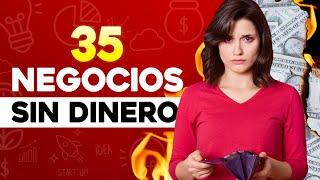  35 Negocios Rentables SIN DINERO  Negocios SIN DINERO