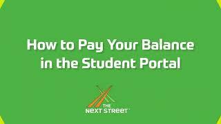 How to Pay Your Balance in our Student Portal