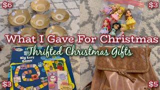 What I GAVE for Christmas | Thriftmas 2023 | Thrifted Holiday Gifts!!!